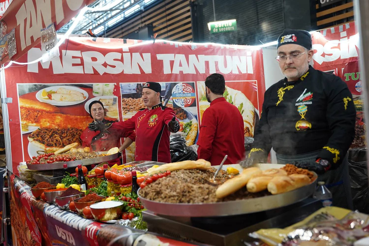 Démonstration culinaire par un chef